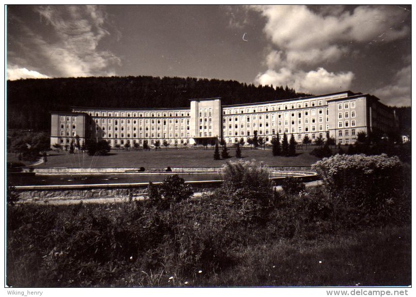 Breitenbrunn Erlabrunn - S/w Bergarbeiter Krankenhaus - Breitenbrunn