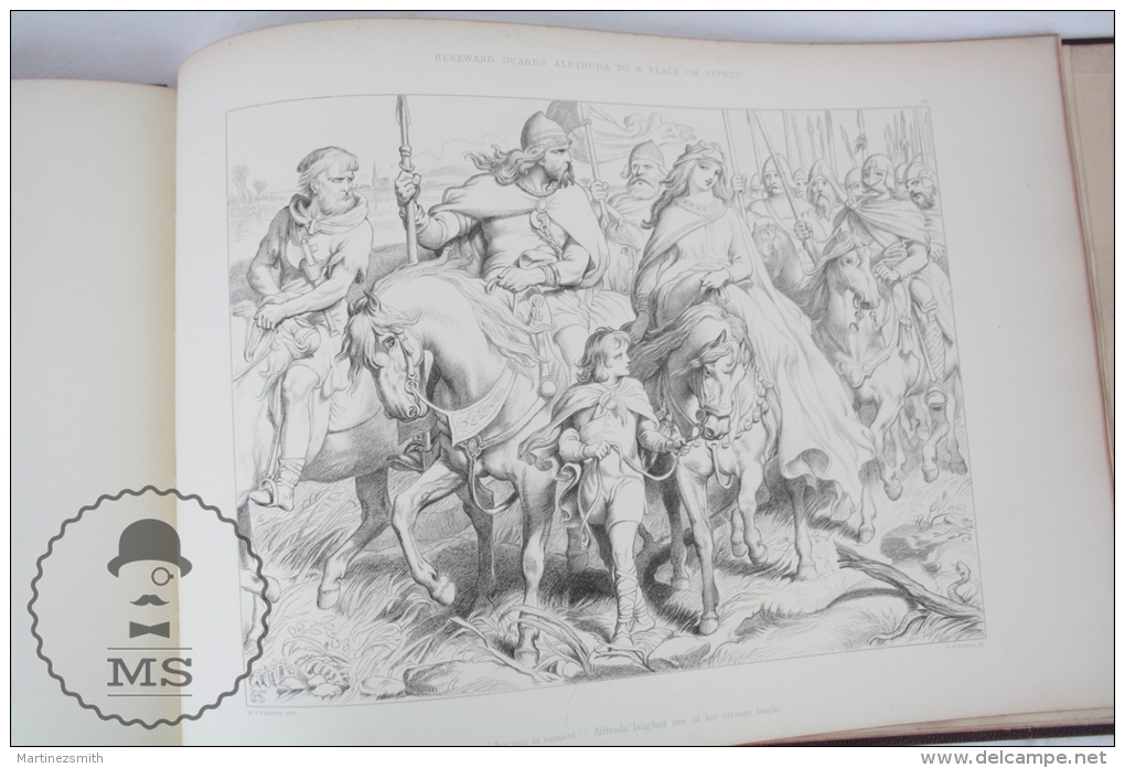1870 Illustrations by H. C. Selous to Hereward the Wake by Charles Kingsley