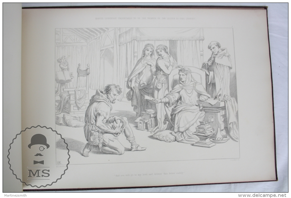 1870 Illustrations by H. C. Selous to Hereward the Wake by Charles Kingsley