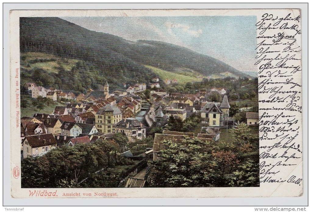 AK: 1901, " Wildbad",  #3868 - Sonstige & Ohne Zuordnung