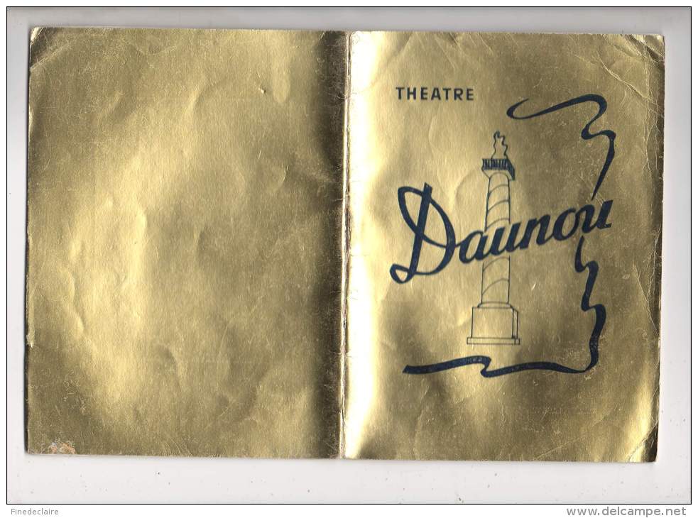 Programme - Théâtre Daunou - Ami - Ami, Pierre Barillet Et Jean Pierre Gredy - 12 Pages - Programmi