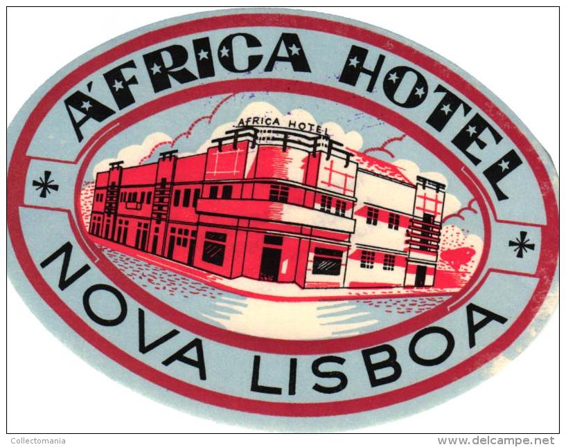 12 HOTEL Labels PORTUGAL Lisboa Viano do Castello Porto Coimbra Faro Vidago Vouzela Estoril