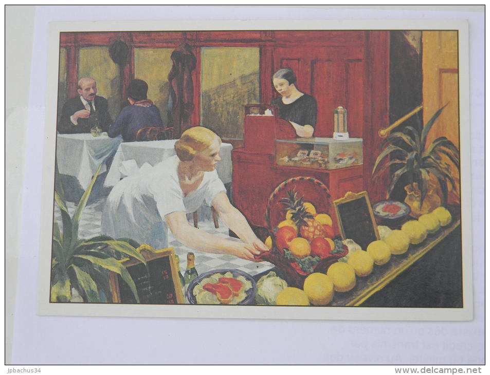 HOPPER EDWARD. TABLE POUR DAME - Peintures & Tableaux