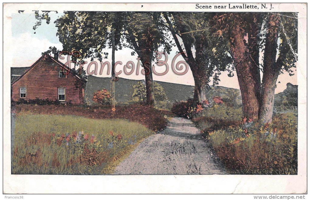 Scene Near Lavallette, New Jersey - 2 SCANS - Autres & Non Classés