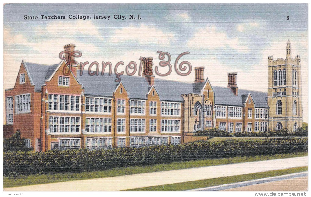 State Teachers College - Jersey City - New Jersey - 2 SCANS - Autres & Non Classés