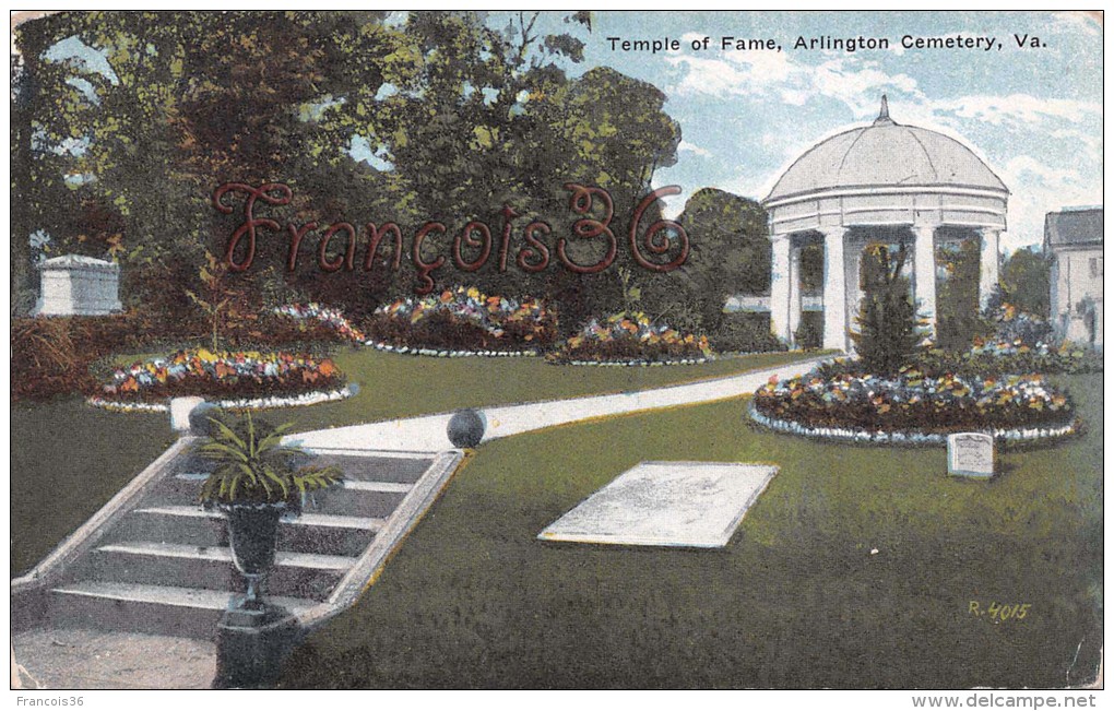 Temple Of Fame - Arlington Cemetery - 2 SCANS - Arlington