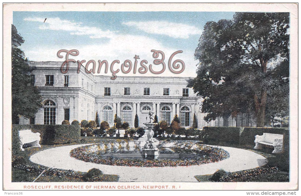Rosecliff Residence Of Herman Oelrich - Newport - 2 SCANS - Newport