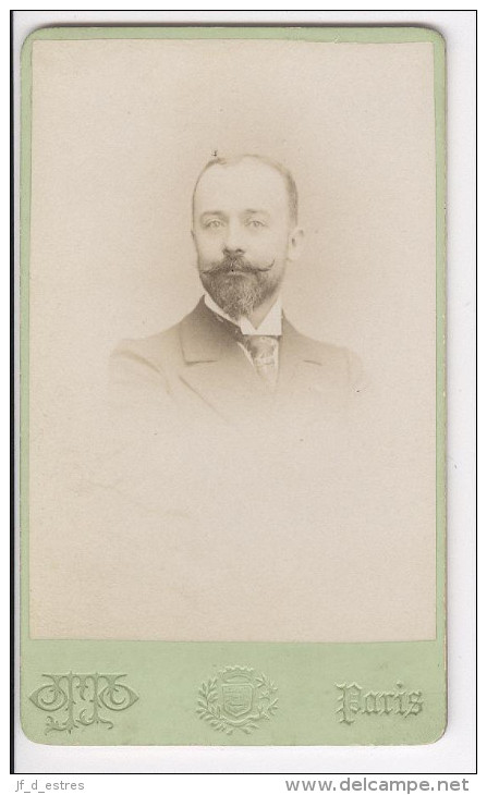 Photo De Weissenbruch Louis P. Par Otto Paris Vers 1885 époux Marguerite De Smet - Identified Persons