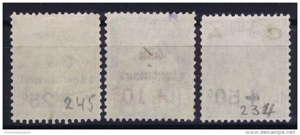 France: Yv Nr  249 - 251 Obl. Used  1928 - Used Stamps