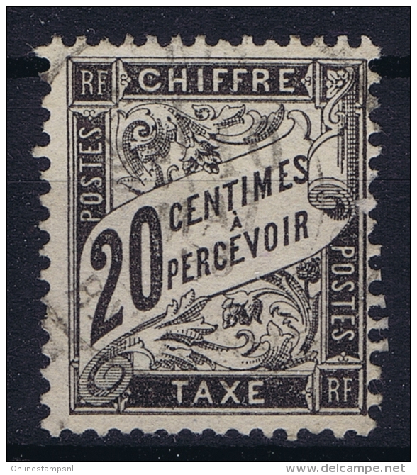 France: Yv Nr  Tax 17 Obl./ Used Signed/ Signé - 1859-1959 Afgestempeld