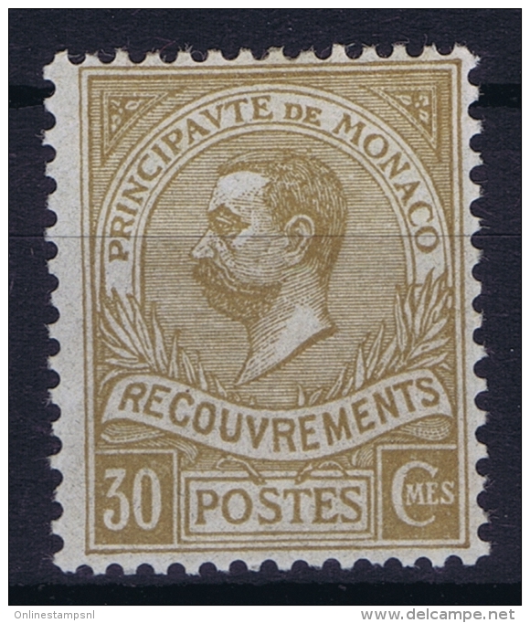 Monaco: V Nr. Taxe   10  MH/*, Avec  Charnière , Mit Falz - Postage Due