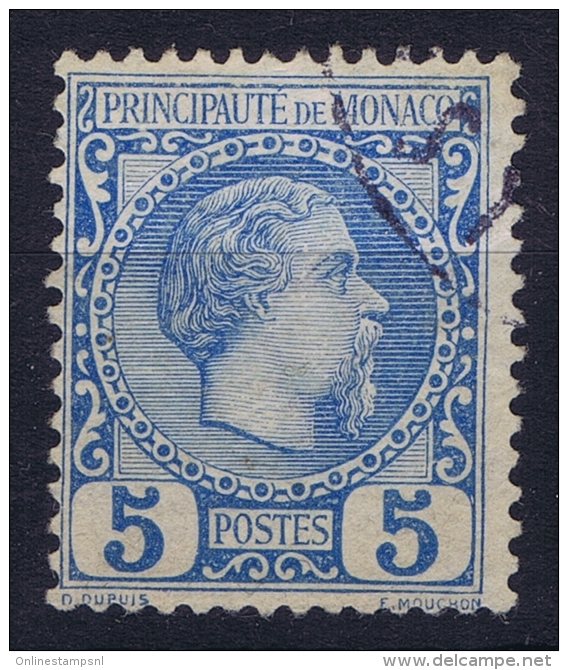 Monaco: Yv Nr. 3 Obl. Used - Oblitérés