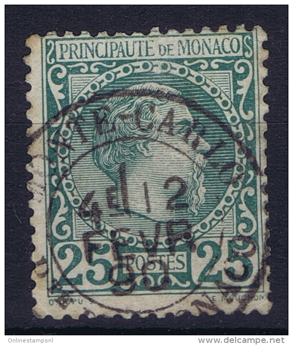 Monaco: Yv Nr. 6 Obl. Used - Used Stamps
