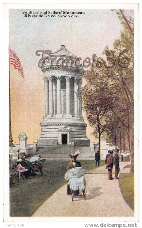 Soldiers And Sailors Monument - Riverside Drive - New York - 2 SCANS - Autres & Non Classés