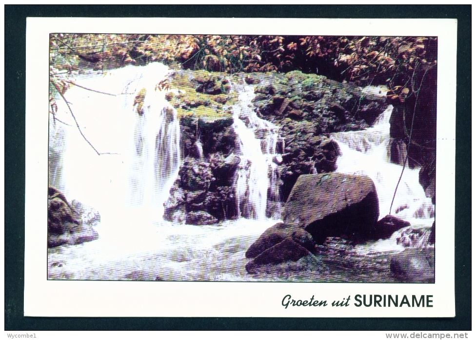 SURINAM  -  Sipaliwini  Curtain Falls  Used Postcard As Scans - Surinam
