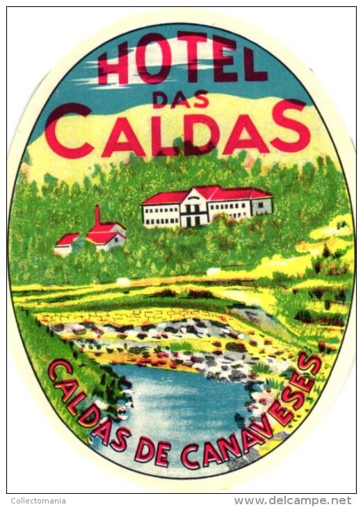 11 HOTEL Labels PORTUGAL  MADEIRA Funchal Estoril Porto Braga Lisboa Sagres NAMPULA