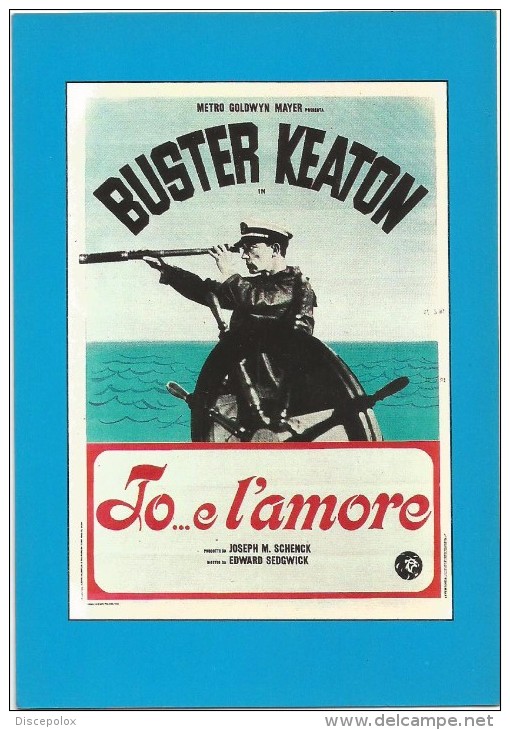 F3395 Cinema Film - Locandina Io E L'amore Spite Marriage - Buster Keaton - Edward Sedgwick / Non Viaggiata - Affiches Sur Carte