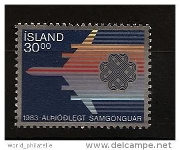 Islande Island 1983 N° 558 ** Communications, Moyens De Communication, Avion, Aviation, Année Mondiale, Réacteur - Ungebraucht