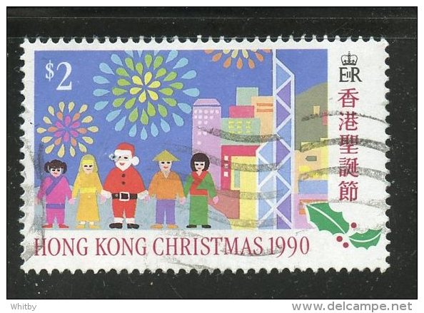 Hong Kong 1990 $2.00 Christmas Issue #582 - Used Stamps