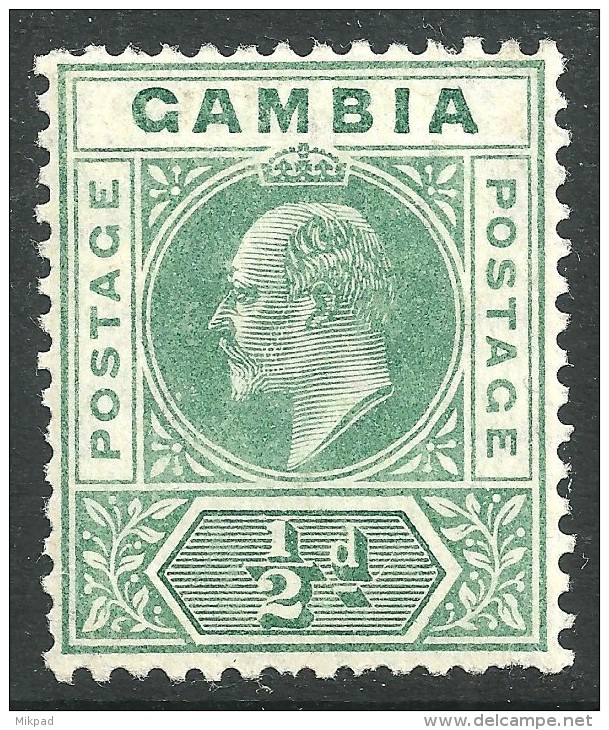 Gambia 1904 1/2d - Mint - Gambia (...-1964)