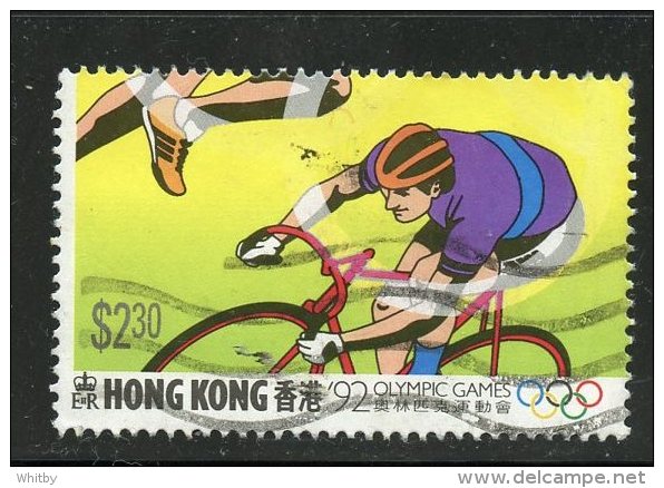 Hong Kong 1992 $2.30 Cycling Issue #628 - Used Stamps