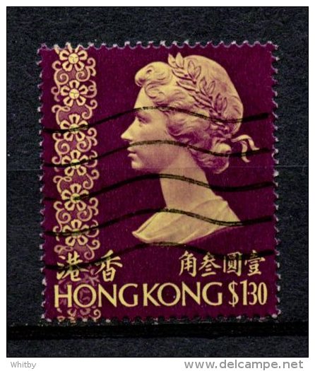 Hong Kong 1973 $1.30 Queen Elizabeth II Issue #284 - Unused Stamps