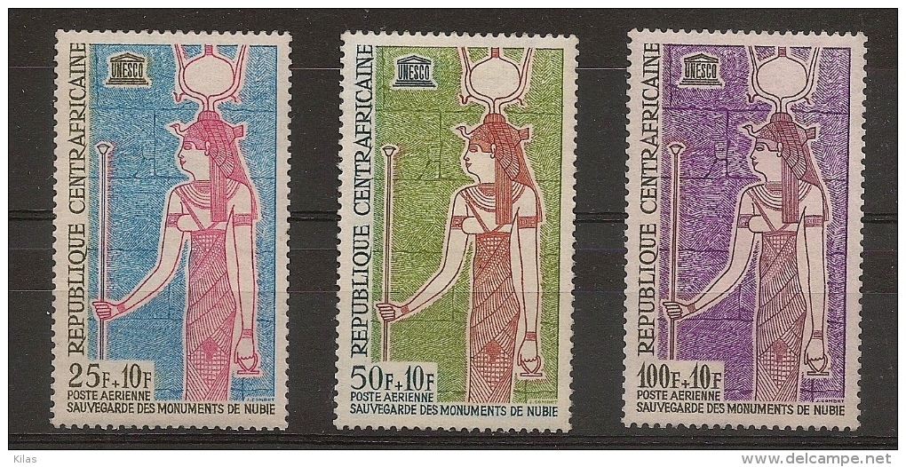 CENTRAL AFRICA 964 Nubian Monuments MNH - Egyptology