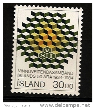 Islande Island 1984 N° 574 ** Patronat, Travail, Activités Diverses, Pêche, Géométrie, Entreprise, Economie, Emploi - Nuevos