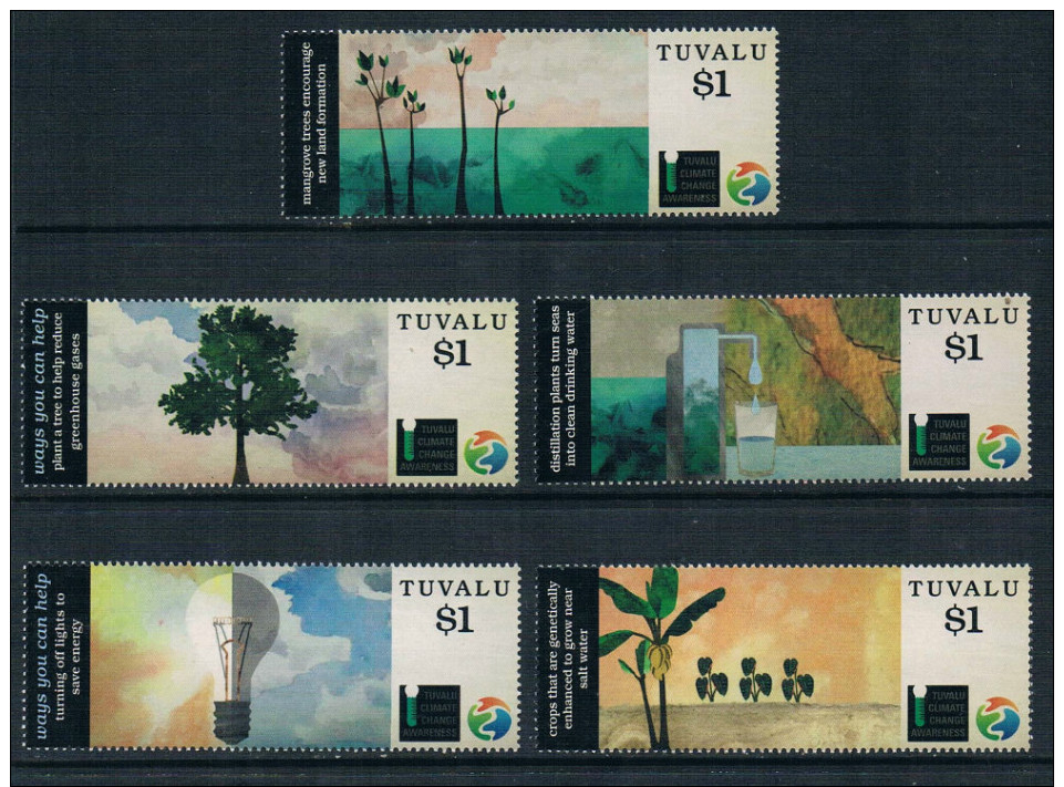 Tuvalu 2012 New Environmental Energy Conservation Stamp 5 0731 - Tuvalu (fr. Elliceinseln)