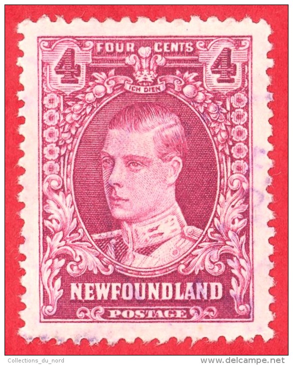 Canada Newfoundland # 175 - 4 Cents  - O - Dated  1931 - Prince Of Wales / Prince De Galles - 1908-1947