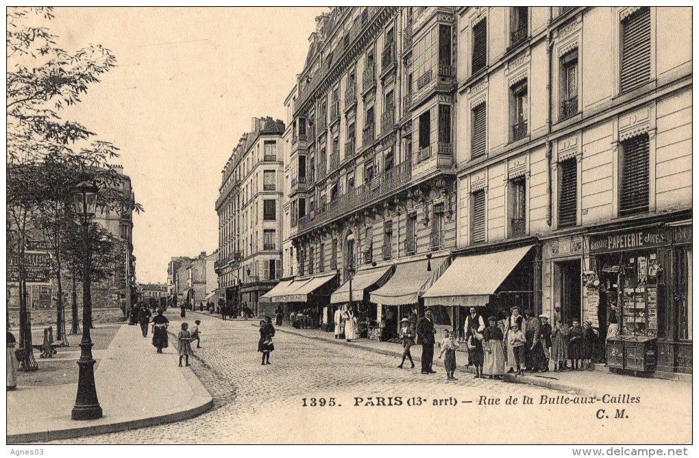 PARIS     Rue De La Butte Aux Cailles - Autres & Non Classés