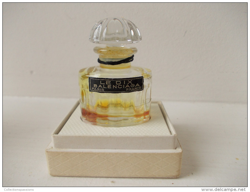 - Miniature De Parfum - LE DIX DE BALENCIAGA - Avec Boite - - Ohne Zuordnung