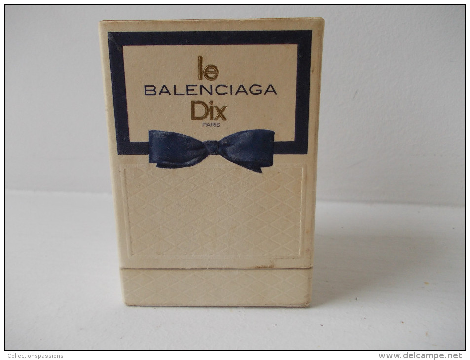 - Miniature De Parfum - LE DIX DE BALENCIAGA - Avec Boite - - Sin Clasificación