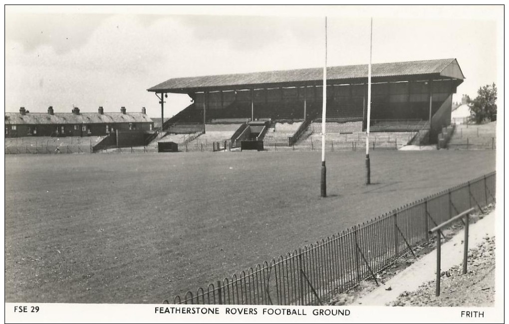 Cartolina Stadio Featherstone (Inghilterra - England) - Campo Sportivo - Stadium Postcard - NON Viaggiata - Fútbol