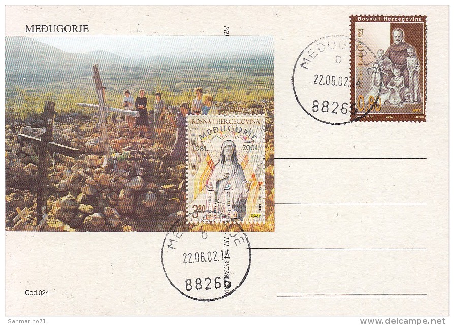 POSTCARD BOSNIA AND HERZEGOVINA Medjugorje 2 - Bosnie-Herzegovine