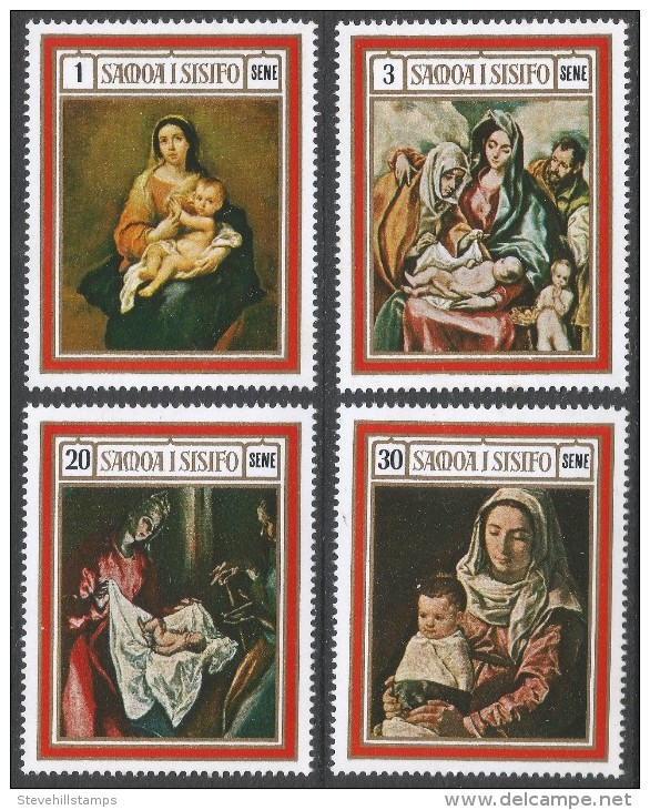 Samoa. 1969 Christmas. MH Complete Set. SG 332-335 - Samoa