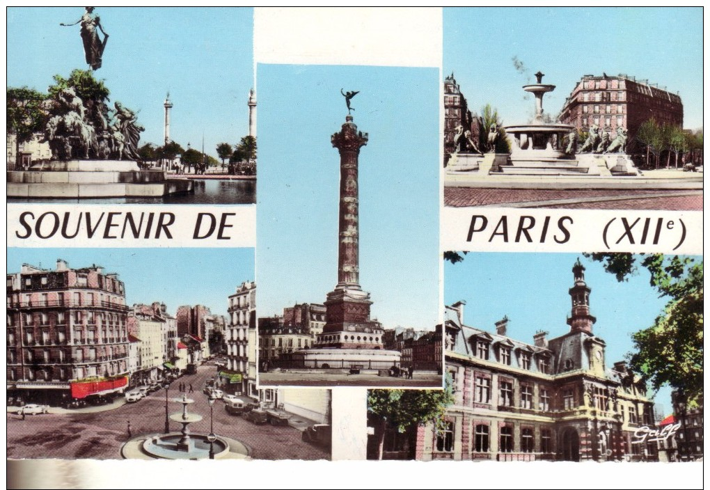 Paris  Souvenir De Paris XII - Arrondissement: 12