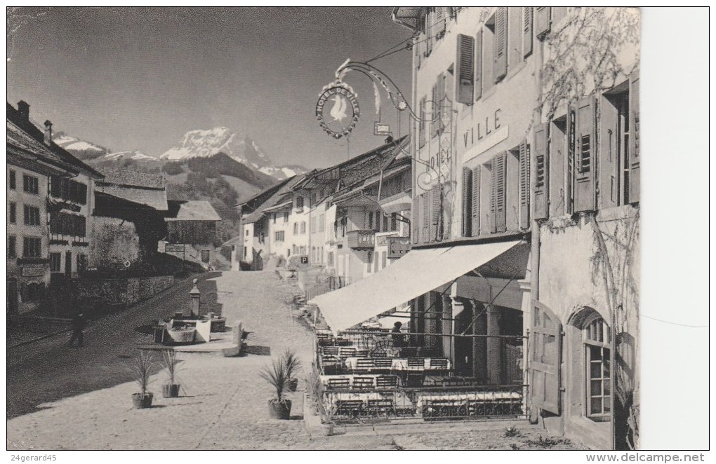 CPSM GRUYERES (Suisse-Fribourg) - Vue Générale Centre - Gruyères