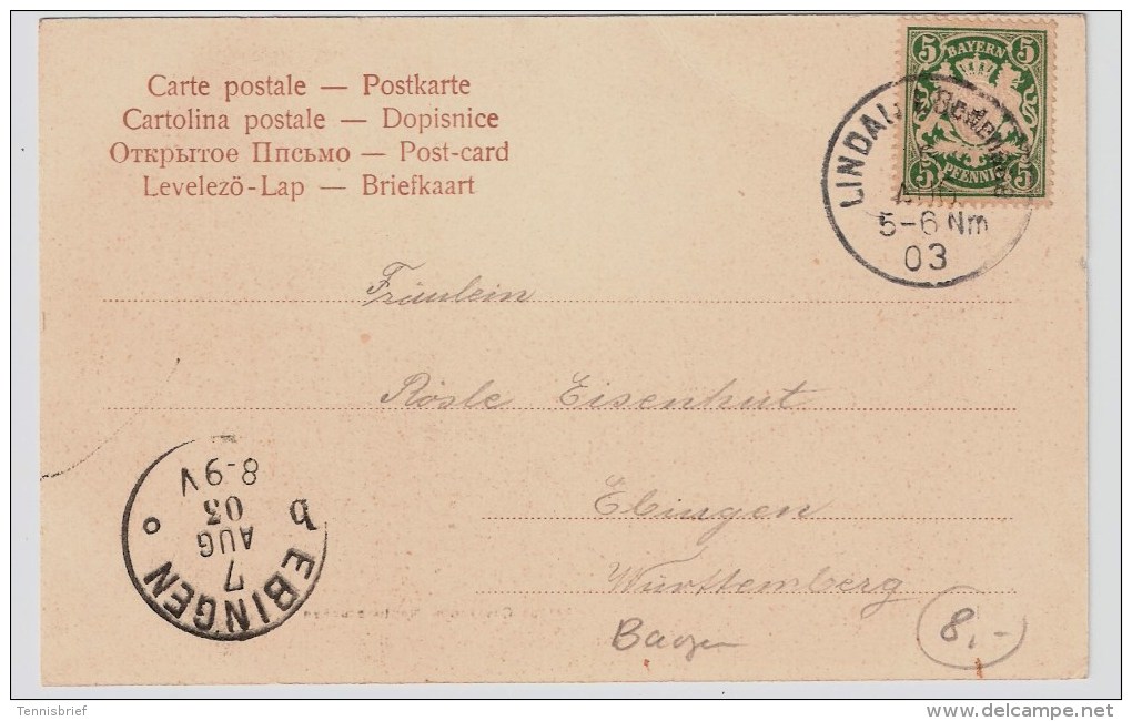 AK: " Lindau I. B. - Cavazeum "  ,#3836 - Lindau A. Bodensee