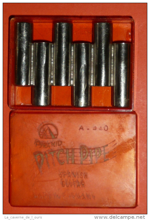 Instrument Métal Accordeur Pour Spanish Guitar Guitare A 440 Pitch Pipe Pyramid - Musikinstrumente