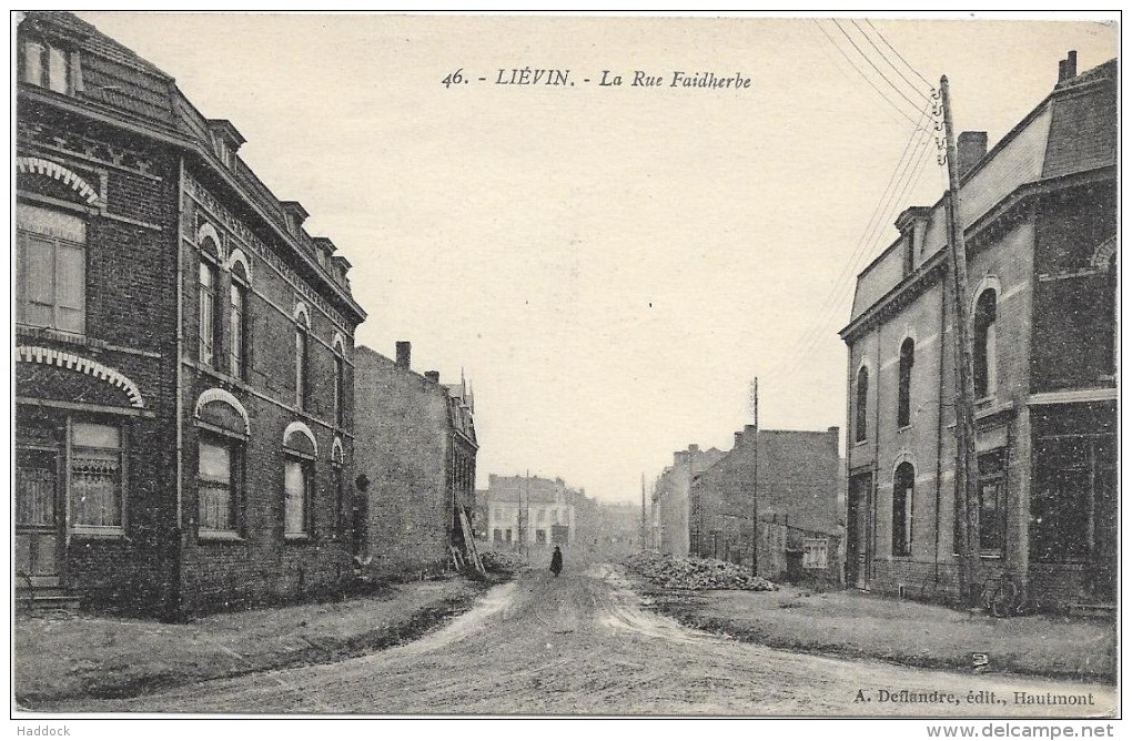 LIEVIN:LA RUE FAIDHERBE - Lievin