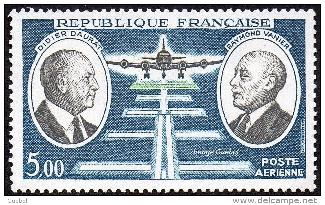 France N° PA  46 ** Poste Aérienne - Raymond Vanier Et Didier Daurat - 1960-.... Neufs