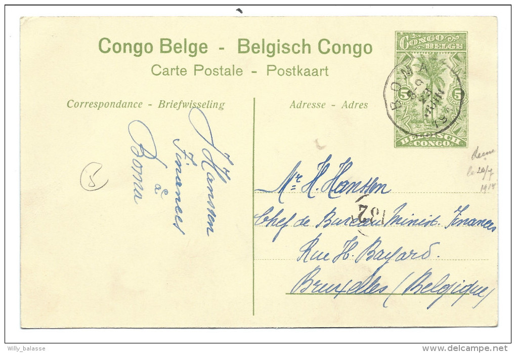 CPA Afrique - CONGO BELGE - Entier Postal -  Les Rapides Du Congo à Sa Sortie Du Stanley Pool  // - Autres & Non Classés