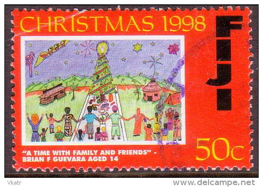 FIJI 1998 SG #1037 50c Used Christmas - Fidji (...-1970)