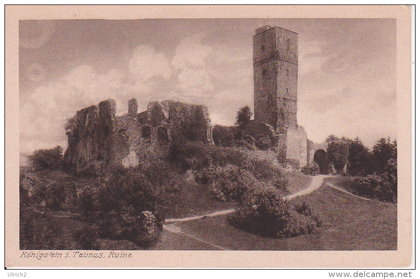 AK Königstein - Taunus - Ruine (19030) - Koenigstein