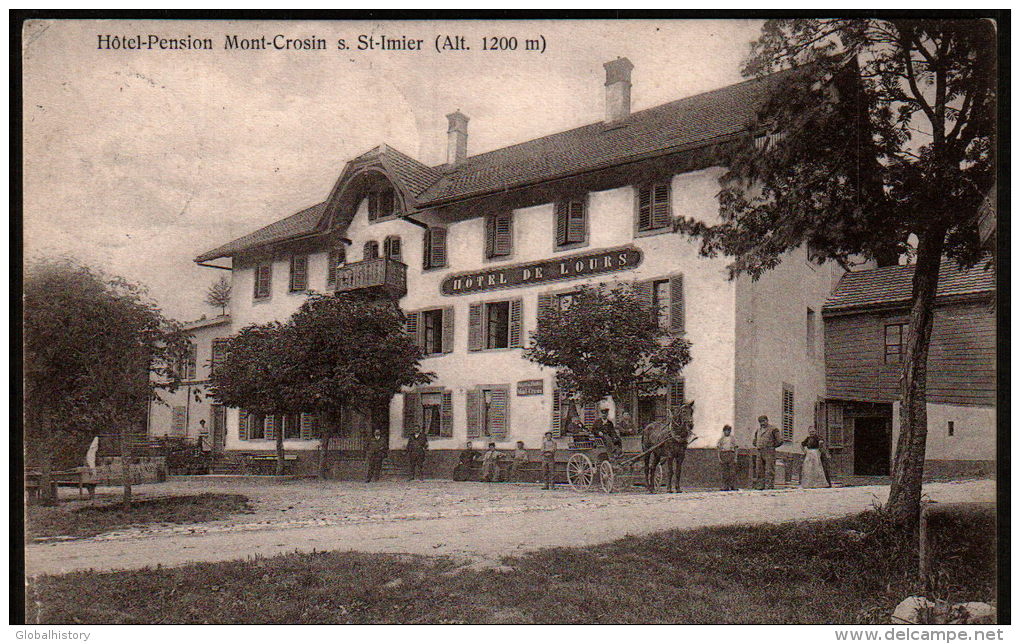 DB5435 - HÔTEL-PENSION MONT-CROSIN S. ST-IMIER - Saint-Imier 