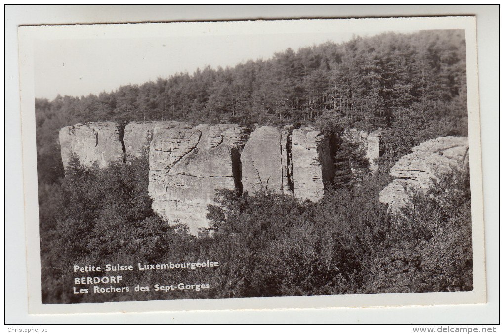 Berdorf, Petite Suisse Luxembourgeoise, Les Rochers Des Sept Gorges (pk25289) - Berdorf