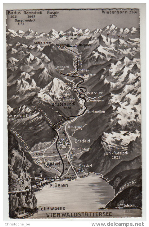 Vierwaldstättersee, Winterhorn, Guspis, Gammstock, Badus, ... (pk25291) - Autres & Non Classés