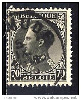 BELGIQUE 401° 70c  Noir-olive Léopold III (10% De La Cote + 0,15) - 1934-1935 Leopold III