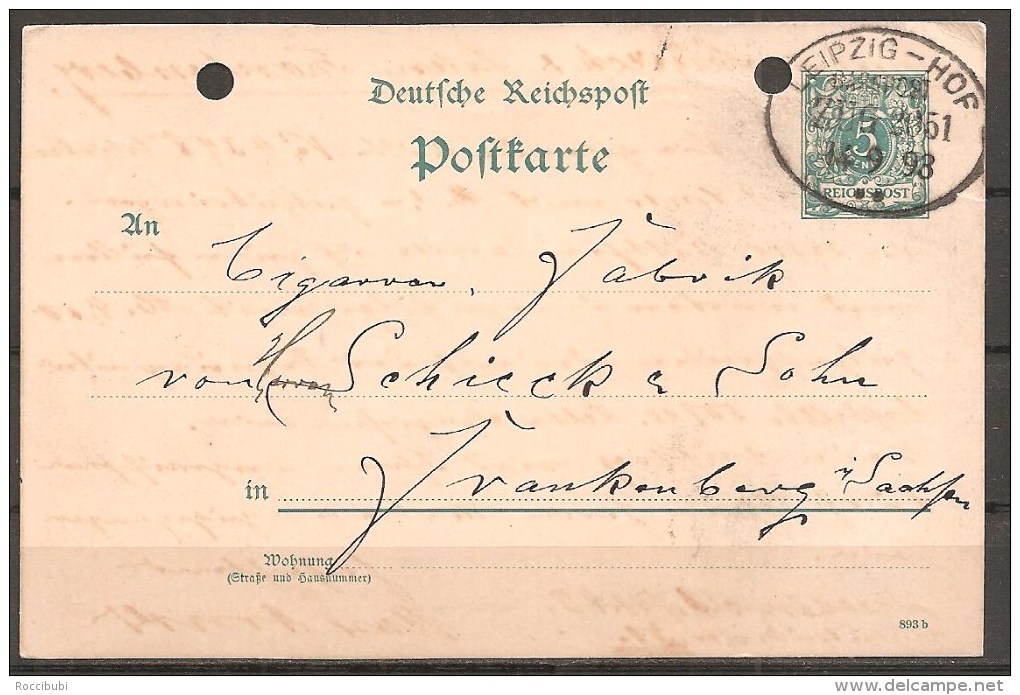 Deutsches Reich  - Ganzsache/Postkarte - Siehe Scann - Sonstige & Ohne Zuordnung